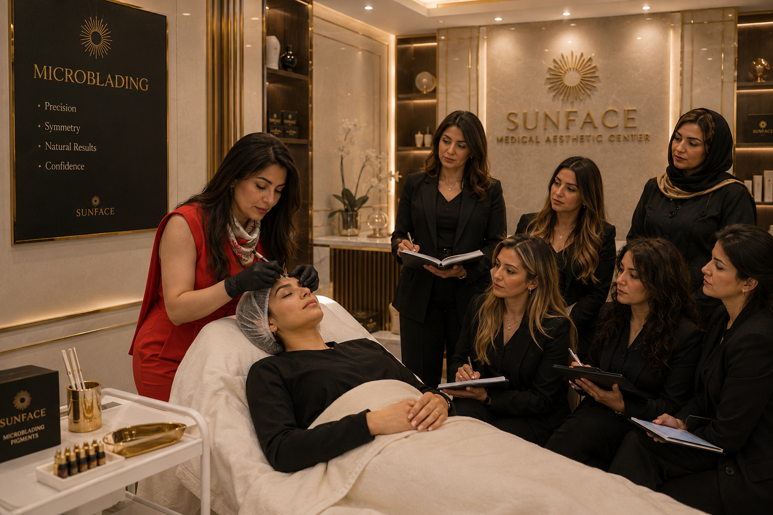 Permanent makeup result at Sunface Dubai